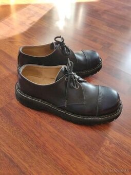 Kožené boty / polobotky – styl „steel/worker“-44