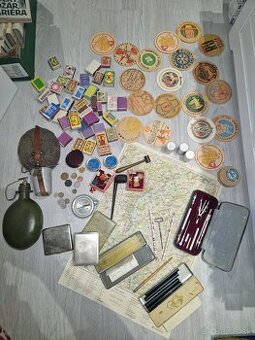 KRABICE STARÝCH RETRO VĚCÍ / SBĚRATELSKÝ MIX + PŘIDÁM