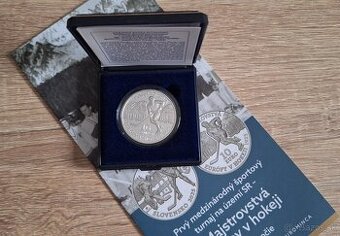 10 euro Majstrovstva v hokeji 2025 Proof