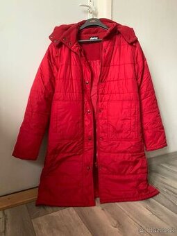 Dámsky zimný červený kabát Spicy (veľ. 42-44)