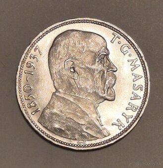 20 Kč 1937, T.G.Masaryk, ČSR