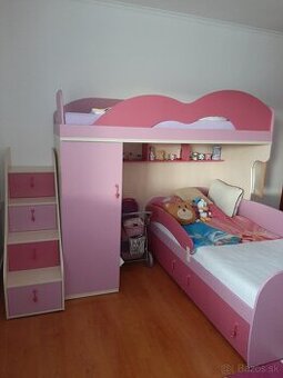 Dievčenska detská izba-ružová