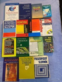 Odborné knihy, slovníky, učebnice...