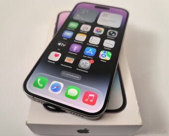 apple iphone 14 PRO 128gb Purple / Batéria 100%