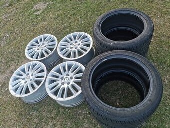 5x112 r17 elektrony skoda original s pneu letne 225/45 r17
