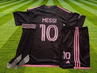 futbalový dres Messi čierna edícia Inter Miami 155-165cm -