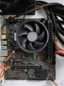 Ryzen 5 5500 + 32 GB RAM + MSI A520M-A PRO + AOC 144 Hz