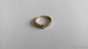 Zlatý prsteň – žlté zlato 14k. – 2,30 g