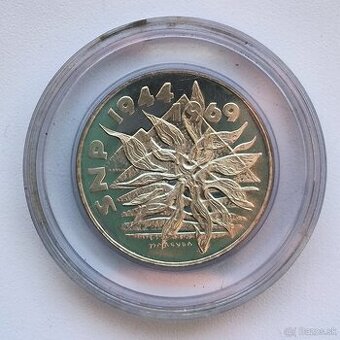 25 kčs - SNP - Plamene - 1969 + PROOF - Československo