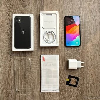 iPhone 11 64GB Čierný ✅| Záruka a 100% Batéria ✨