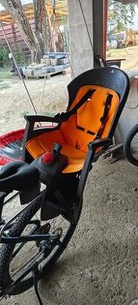 HAMAX Cyklosedačka s uzamykateľným zámkom Siesta W grey/oran