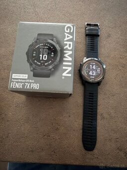Predám Garmin Fenix 7X Pro Sapphire Solar