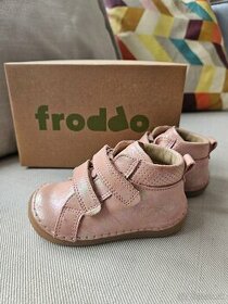 celoročné topánky FRODDO Paix velcro - pink shine - vel.21
