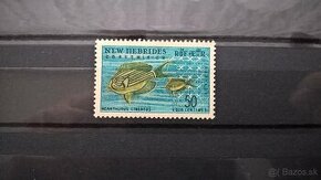 Poštové známky č.183 - Nové Hebridy - ryby