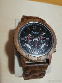 Pánske hodinky - drevené