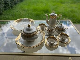 Porcelán Zlatý set