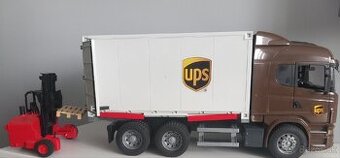 Bruder ups + vozík - 1