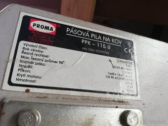 Predám pásovú pílu na kov