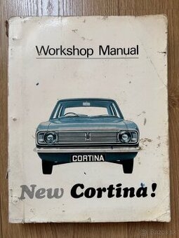 FORD CORTINA originální montážní servisní manual dílenský