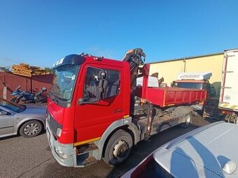 Mercedes Atego 1523 hakovy kontajner s hydraulickou rukou