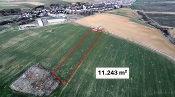Podhorany – 11.243 m2 ORNÁ PÔDA v podiele 1/1 – Predaj