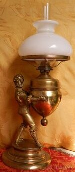 Petrolejová lampa Rakúsko Uhorsko 2.pol. 19 stor.