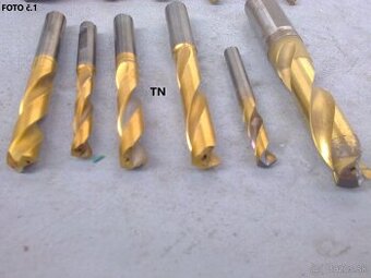 Titánové vrtáky, tyče vyvŕtavacie, vrtáky na tvrdokov+
