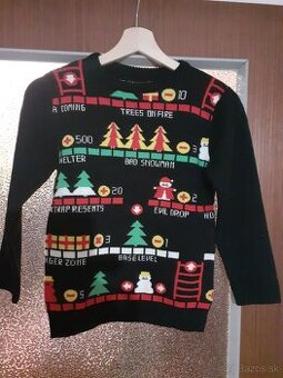 Detský vianočný pulover 128/134 bonprix