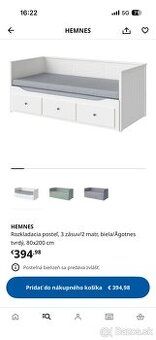 Posteľ 80x200 ikea
