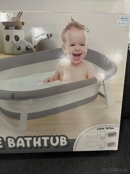 Predám prenosnú, skladaciu vaničku ružovej farby