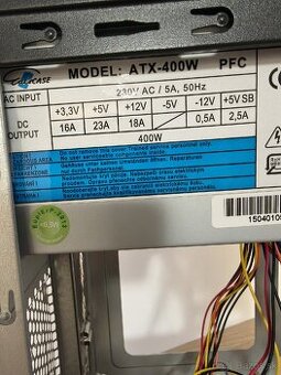Zdroj MODEL: ATX-400 PFC