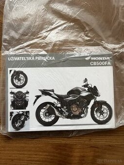 Uživateľská príručka Honda CB500F