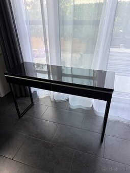 Stolík čierny vysoký lesk TOP STAV