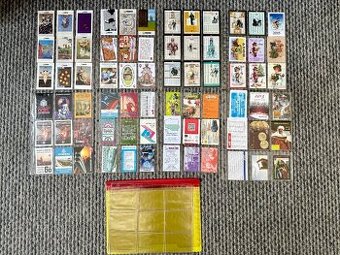 Vreckové kalendáriky rôzne - 72 ks + organizéry