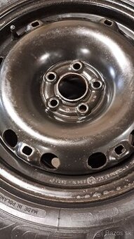 Predám set na pl.diskoch 15"-5x100+185/60r15 zimné