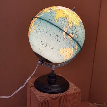 Retro Lampa Globus RATHS DDR 1970
