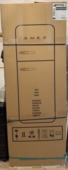 SMEG FAB30RCR5 Retro chladnička, pravý pánt