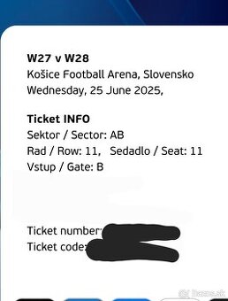 Euro U21 Semifinále Košice arena