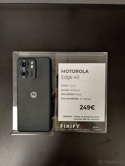 Motorola Moto Edge 40 256GB - Čierna