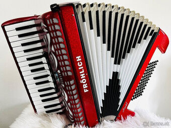 Predám akordeón Weltmeister-Fröhlich Handel 72 basový - kval