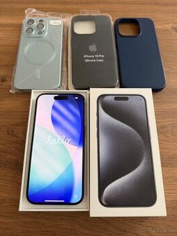 iPhone 15 Pro 256GB Blue Titanium