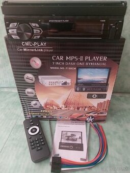 AUTORADIO S VYSUVNYM DISPLEJOM-Bluetooth -