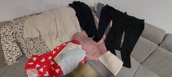 Tehotenské oblečenie S-M a popôrodný pás S