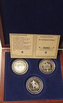 Sada strieborných medailí " Brandenburská brána "