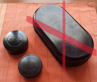 Stare retro CSSR bakelitove krabicky a puzdro