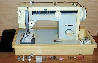 Elektrický šijací stroj Veritas.
