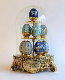 Sapphire Garden Imperial Egg Collection - 24 karátové zlato