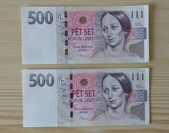 České koruny.