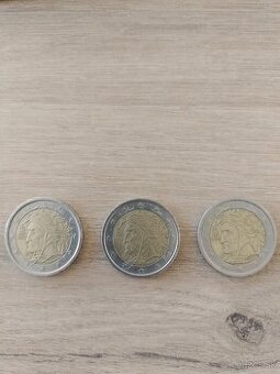2€ mince 3ks Dante Alighieri 2002