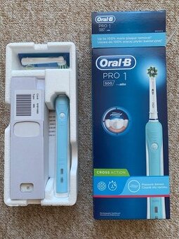 Oral-B Pro 500 Cross Action blue kefka so senzorom tlaku